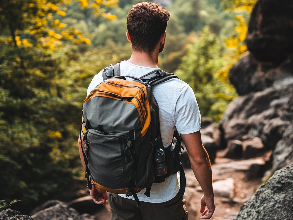 a young man rucking