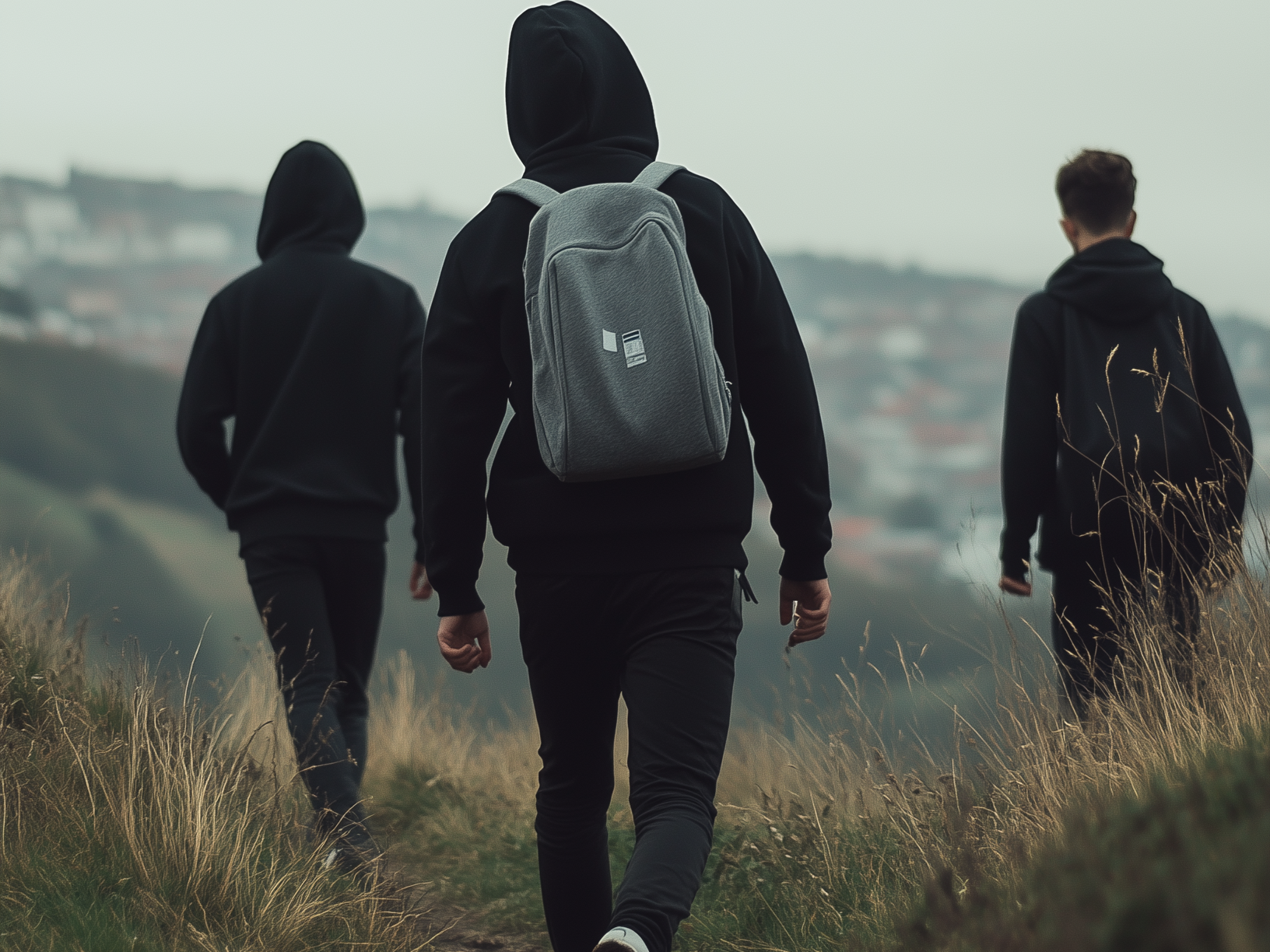 a young man rucking with a backpack