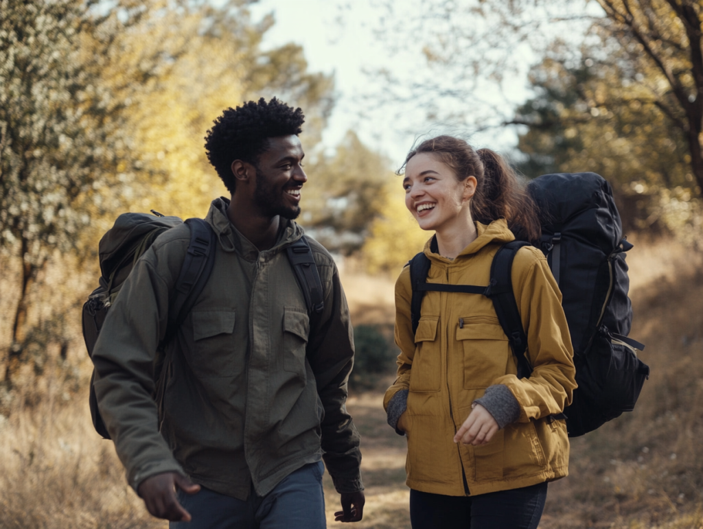 The Mental Health Benefits of Rucking 6 a man and women rucking together