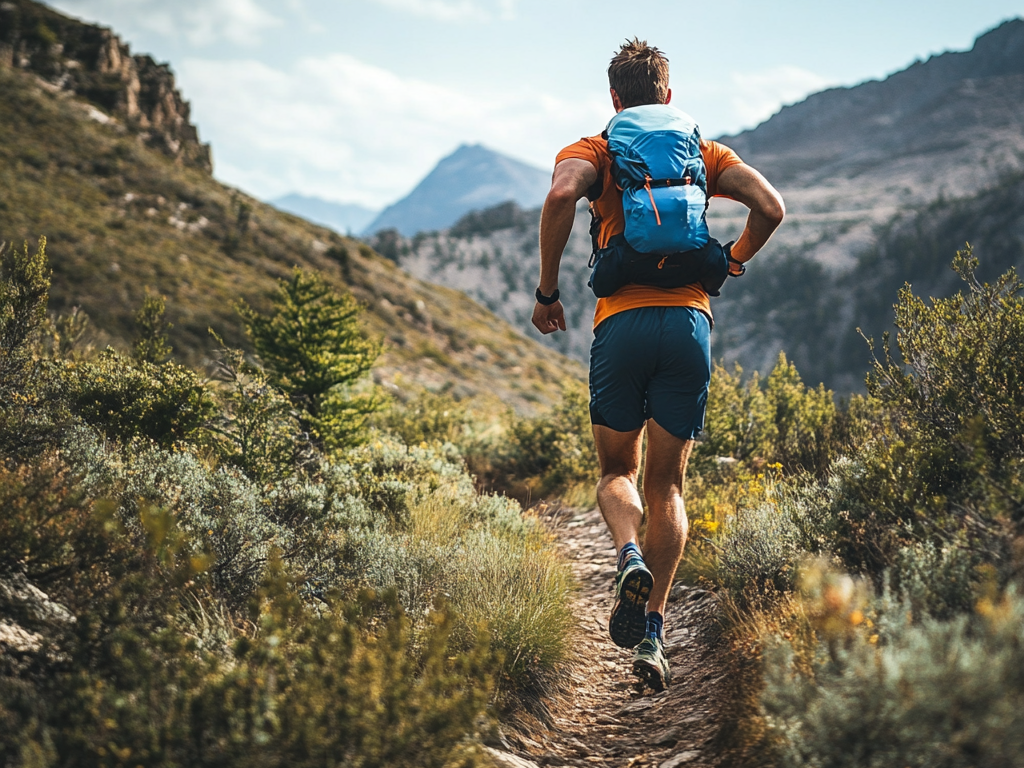 running with a rucksack