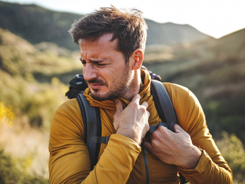 neck pain while rucking
